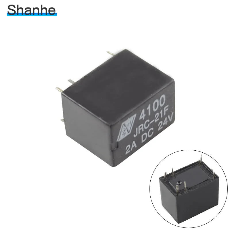 5 шт. миниатюрное реле PCB 6 контактов Мини DC 3 в 9 12 В 24 JRC 21F 4100 реле|switch switch|switch 24vswitch 12v