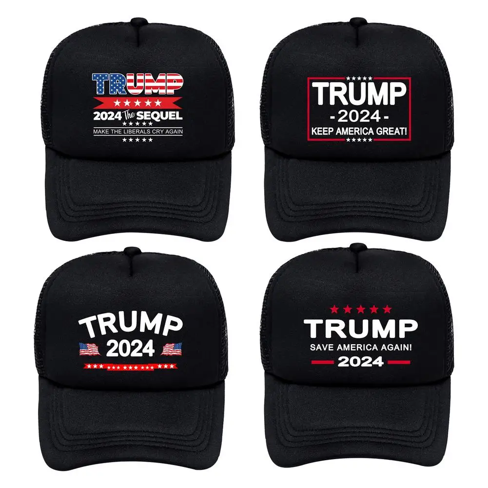 Trump 2024 Hat Adjustable Unisex Embroidery Baseball Cap Donald Trump