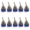 2 Pin SPST ON-OFF 2 Position 6A 250VAC Mini Toggle Switches MTS-101 ► Photo 1/6