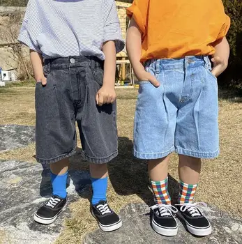 

2020 New Boys Girls Denim Pants Summer Fashion Kids Jean Pants 2-7T QA851