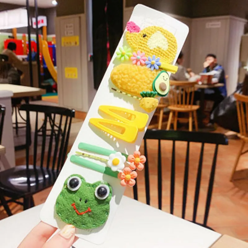 Sen детские заколки для волос набор шерстяных волшебных простых аксессуаров |