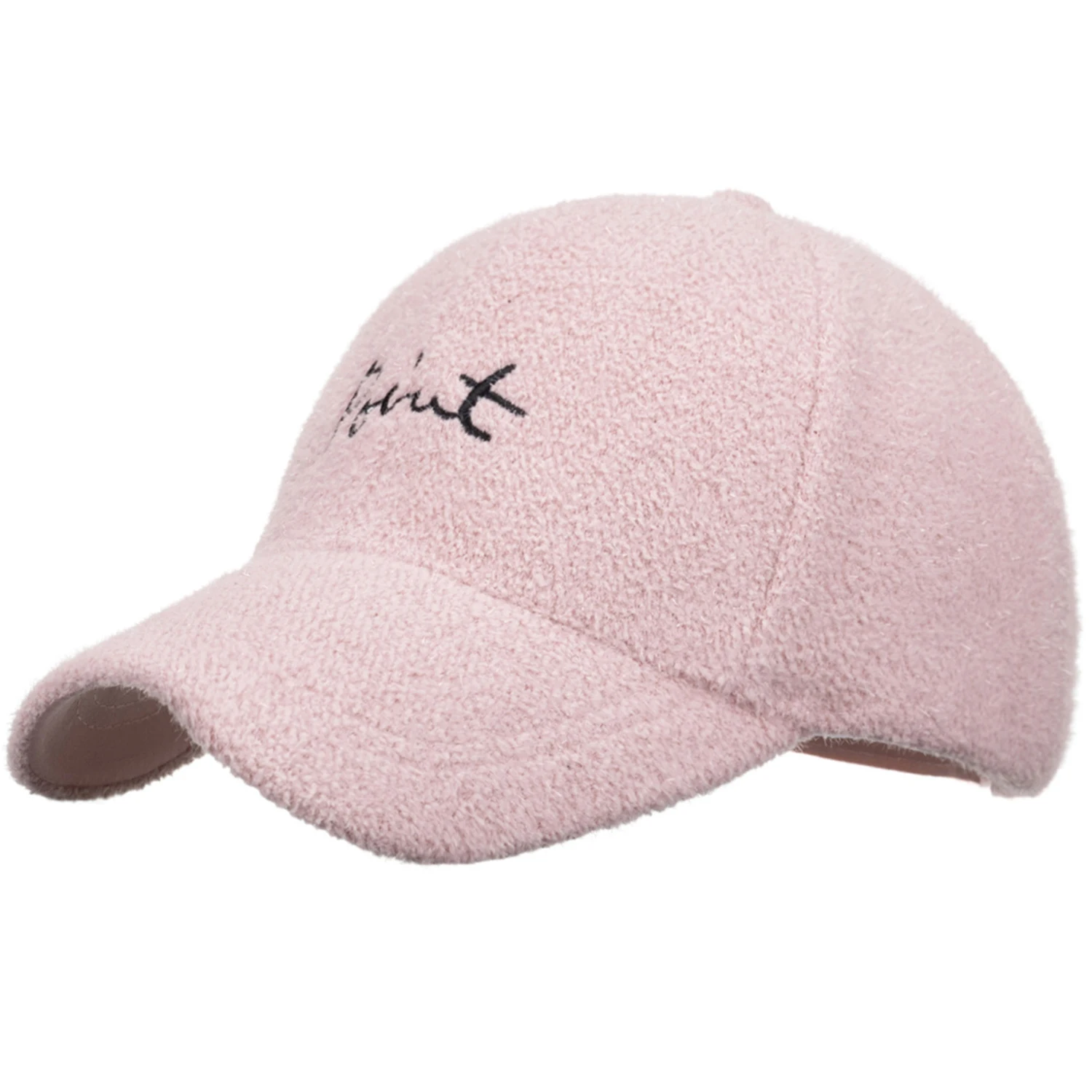 

Winter Snapback Caps, Embroidery Point Letter Baseball Cap, Winter and Autumn Models of Wool Warmth Fashion Simple Hats