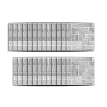 

25PC 3D Wall Panels for Living Room Brick Stone Wall Papers for Room Bedroom Home Decor Waterproof Self Adhesive Wallpaper 10X10
