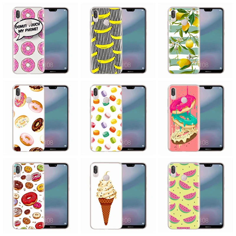 Case For Huawei Honor 7A 8A 8X 8C 9 10 Mate 20 P9 P10 lite/P8 Lite Y5 II Nova 3 Soft Paint TPU Fruit pattern Cover AC006 |