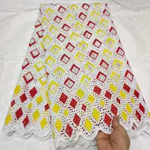 Швейцарские кружева ткань из Дубая Brode \ Coton африкен Tissu Dentelle в нигерийском стиле африканская кружевная ткань сухое кружево