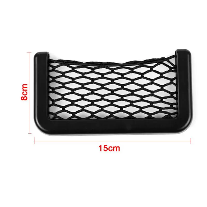 

1pcs Auto Seat Back Storage Mesh Bag Car Organizer Net Sticking Holder Pocket Car Trunk Organizer Car Interior Accessories Pock