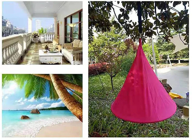 Waterproof Outdoor Garden Camping Hammock Large Size Swing Chair Foldable Children Family Room Tent Ceiling Hanging Sofa Bed