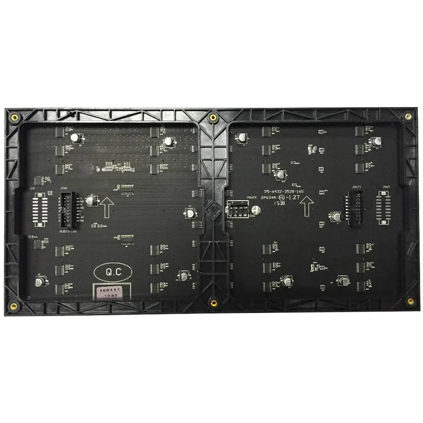 P5 Indoor Full Color LED Display Module HUB75 320*160mm 64*32 Pixels SMD RGB LED Panel Matrix