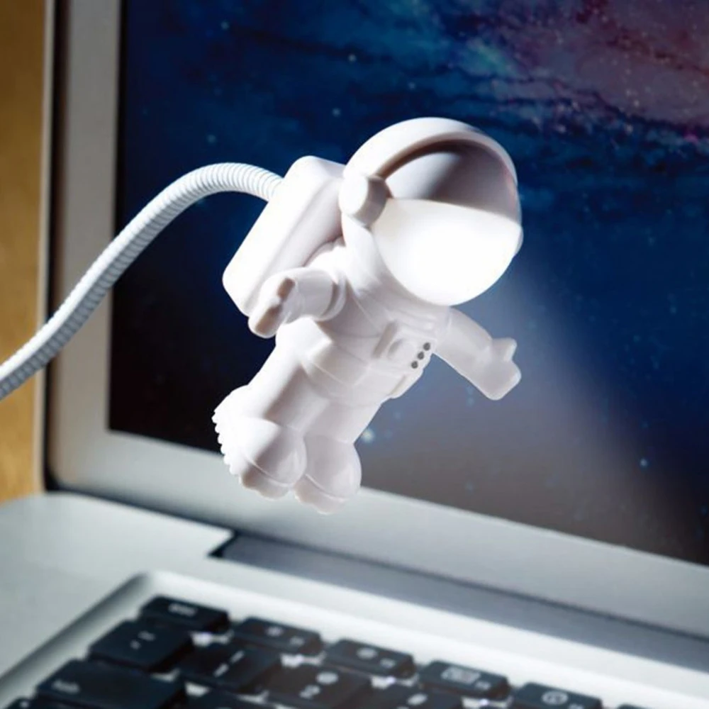 Ночник для астронавта usb led регулируемый милый детский новинка лампа чтения книг
