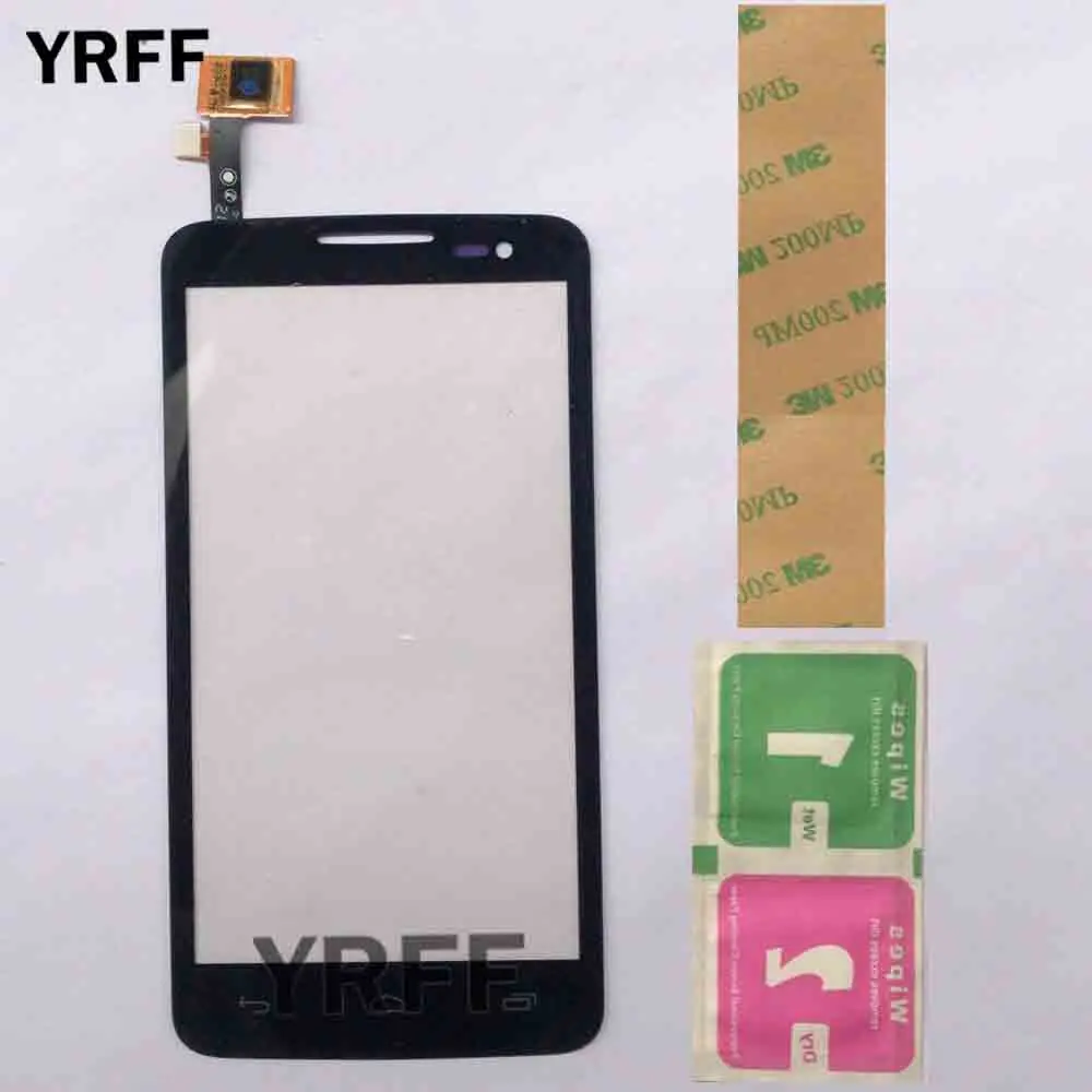 Сенсорный экран дигитайзер панель для Alcatel One touch X'Pop 5035 OT-5035 OT5035 5035X 5035E сенсорный экран Переднее стекло сенсор салфетки