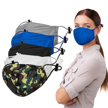 

5PCS Adult Cotton Face Mask Reusable Dustproof Soft Mouth Mask PM2.5 Windproof Foggy Haze Pollution Outdoor Earloop Mascarilla