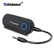 Популярный Bluetooth передатчик 3,5 мм аудио адаптер беспроводной Bluetooth 4,0 стерео аудио передатчик адаптер для наушников ТВ