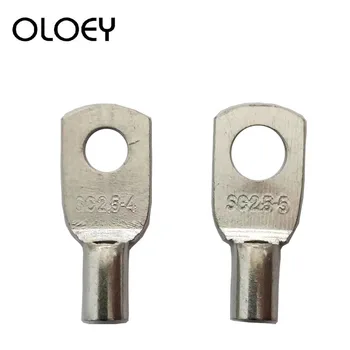 

(100 Pcs/Lot) SC Type Copper Terminal SC2.5-4 Copper Nose Terminal SC2.5-5 Copper Wire Connector SC2.5-6 Tinned Cable Lug