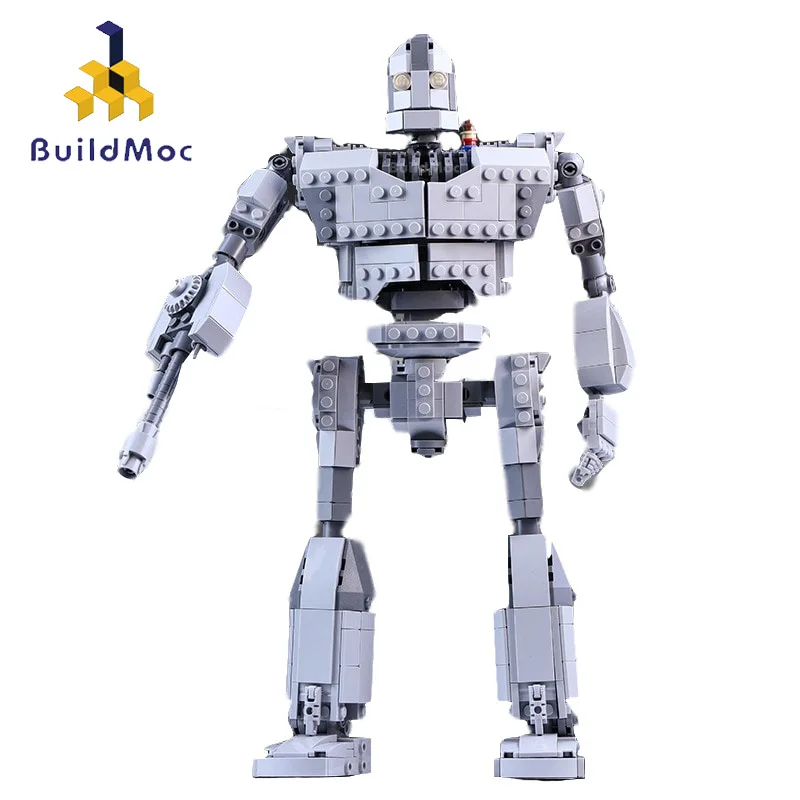 818 шт. новинка креативная железная игрушка-робот MOC гигантская модель