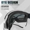 JULI Professional Magnetic Ski Goggles Double Layers Lens Anti-fog UV400 Big Ski Mask Glasses Snowboard Goggles For Men Women 5