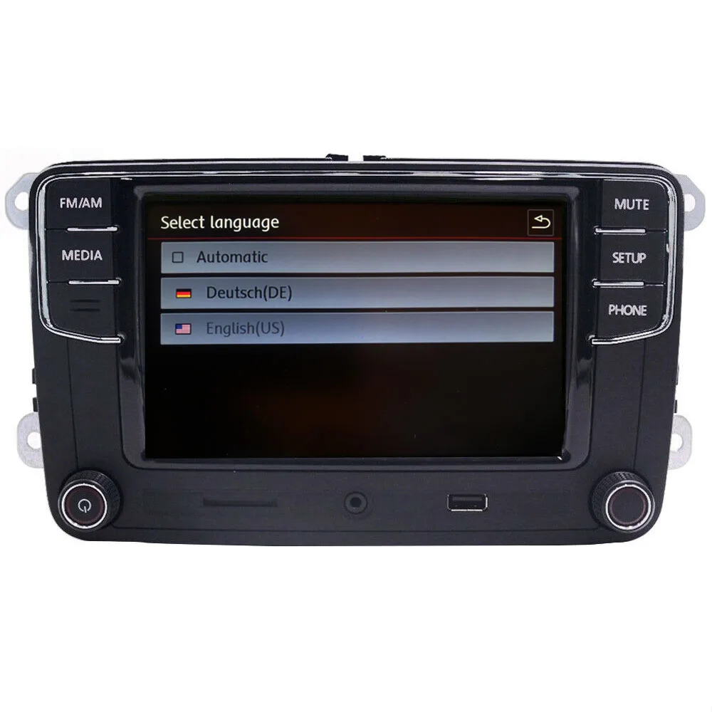 Автомобильный Стерео Радио авторадио EasyLink RCD330 немецкий+ английский MirrorLink BT USB AUX RVC для VW Golf 7 Passat B8 Polo EOS
