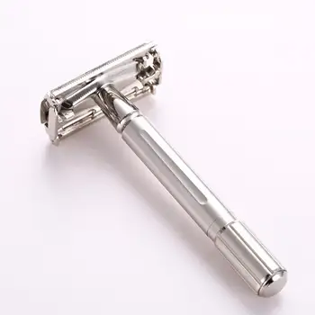 

Short Handle Classic Safety Razor Double Edge Mens Shaving Razor Gift Box Pack Cure Handle