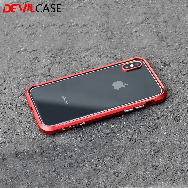 DEVILCASE для iPhone XR 6,1 дюймов тип один алюминиевый бампер рамка чехлы
