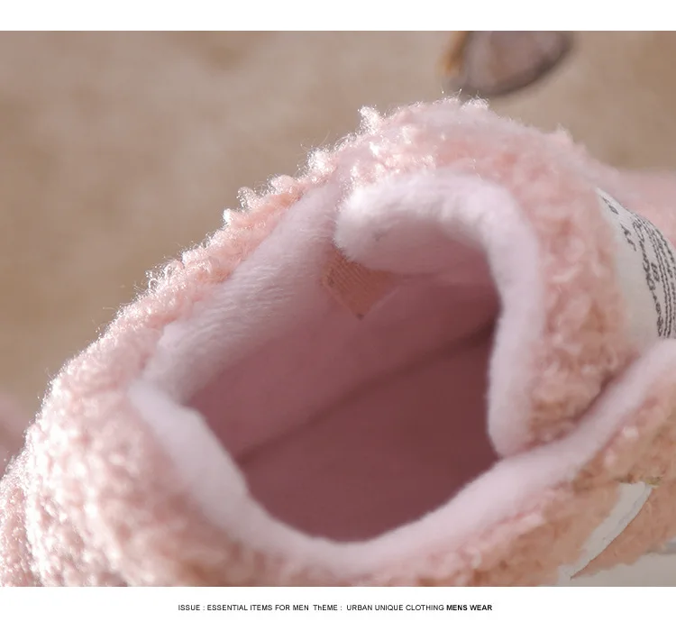 Winter New Plus Velvet Shoes Comfortable Fashion Children's Shoes Non-slip Casual Shoes Wear Soft Bottom Warm Children's Shoes