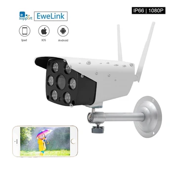 

Smart home eWeLink smart camera 1080P HD Color Sensor IP66 Waterproof and dustproof outdoor camera intelligent new arrival drop