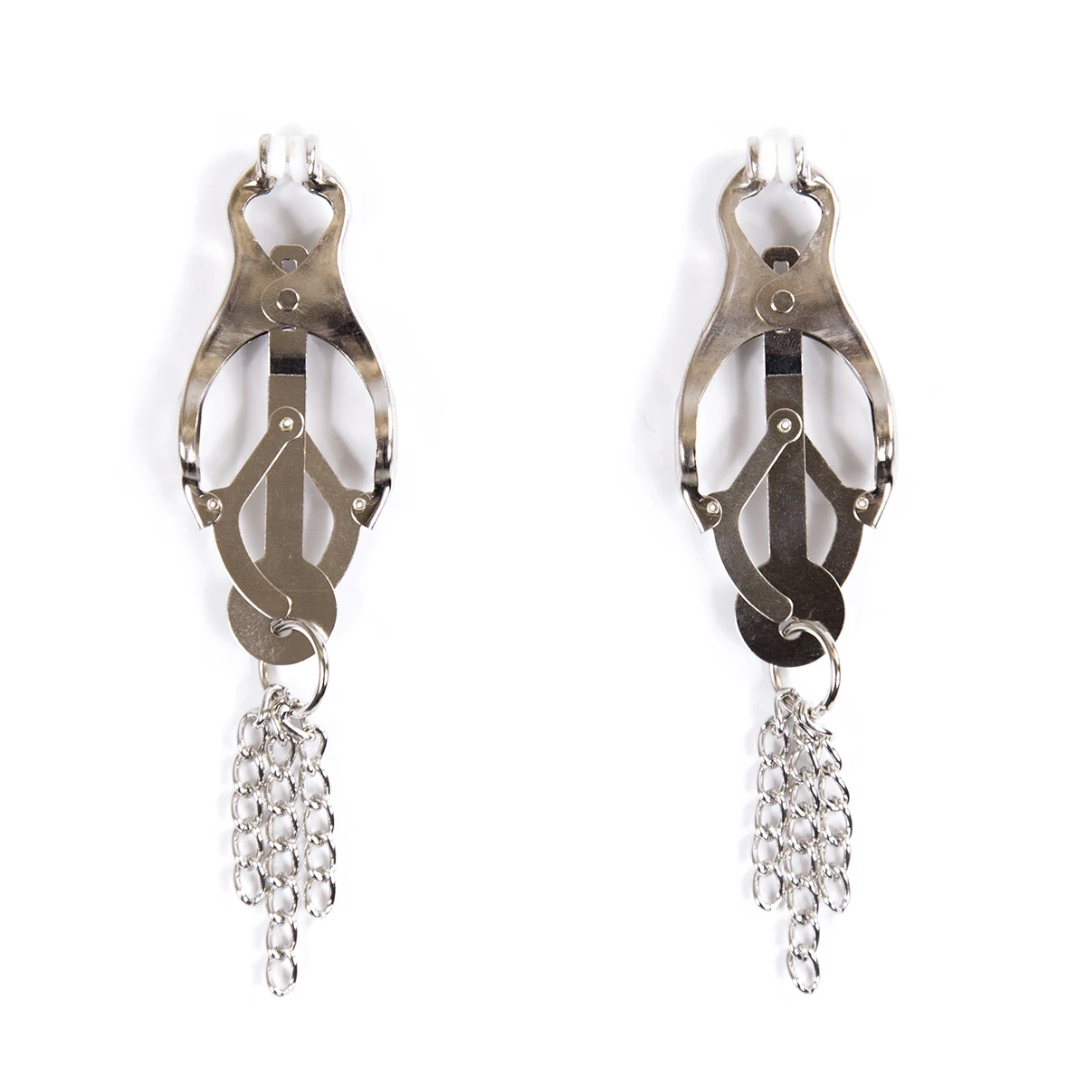 Сильный Нержавеющая сталь регулируемые зажимы для сосков фетиш бдсм играть