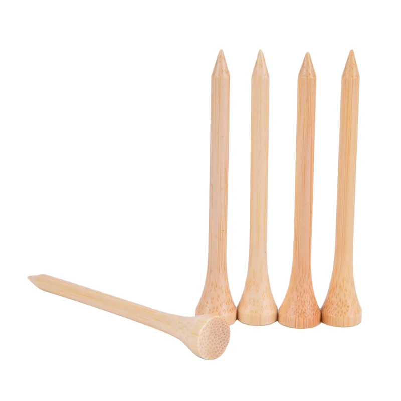 

100Pcs/Set Golf Tees Bamboo Tee Golf Balls Holder 4 Sizes Available Stronger Than Wood Tees Drop Ship