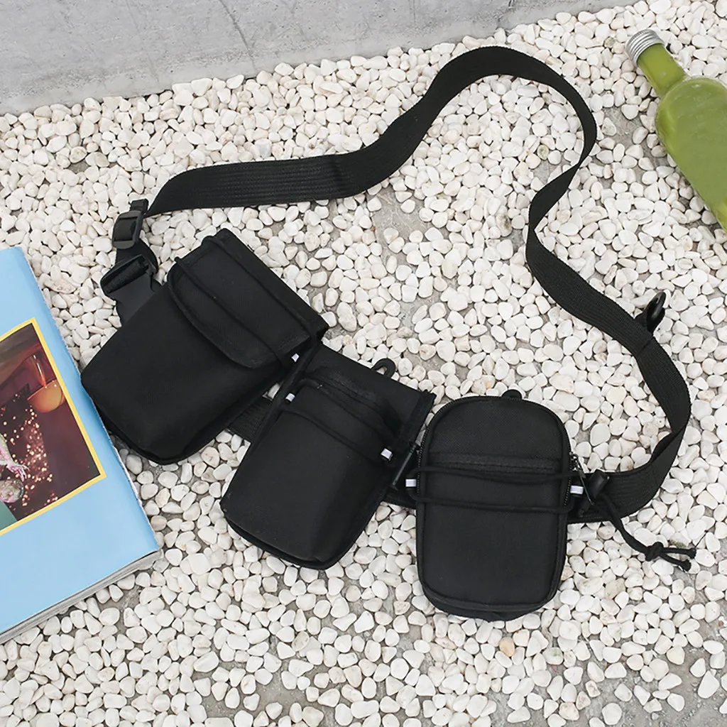 Поясной комплект для мобильного телефона банан поясная сумка холщовая спортивная сумка маленькая квадратная сумочка Мужская и Женская