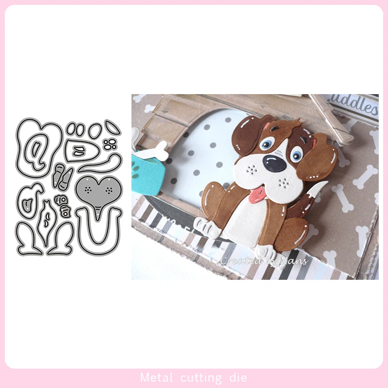 

Cute Animal Dog Metal Cutting Dies for DIY Scrapbooking Photo Album Decorative Embossing Paper Card Crafts Die Cut 2019