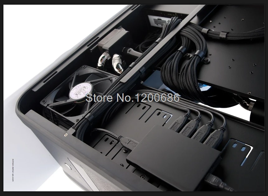 Description Picture 3 of item10m 3MM 16AWG 18AWG Cable Protection Sleeve Net Wire Protection Black Nylon Braided Cable Sleeve PCI-E PSU power cable Sleeve