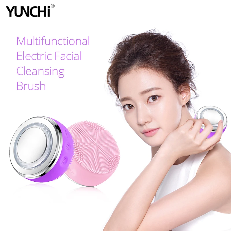 

Multifunctional Electric Facial Cleansing Brush Sonic Massage Therapy Light Ionic Importer & Exporter Import Face Mask Essence