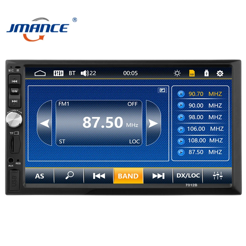 JMANCE 7012, универсальный автомобильный mp5 плеер, мультимидия, радио, automotivo 2-din, автомобильные аксессуары, oto teyp aparelho de som automotivo