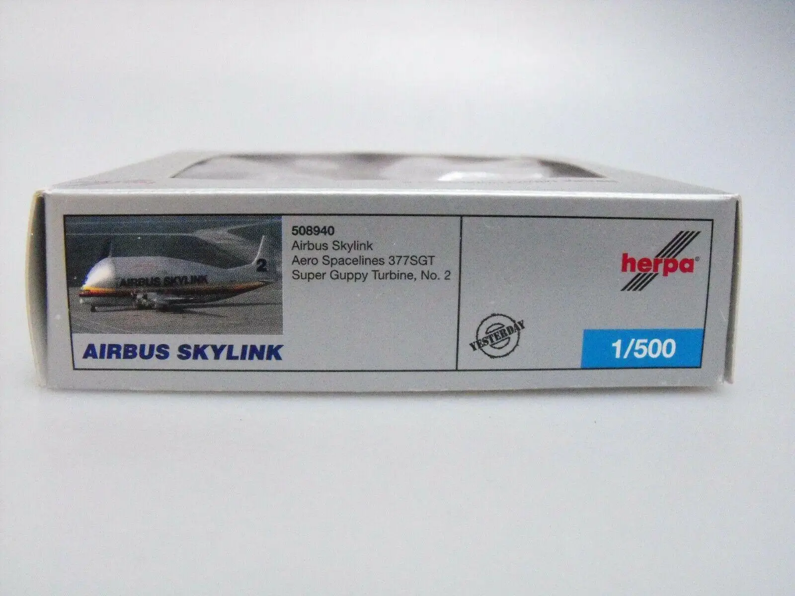 Herpa HERPA MINIATURMODELLE AIRBUS SKYLINK Aero Spacelines 377SGT супер Гуппи турбина № 2 1/500 литье под давлением модель самолета