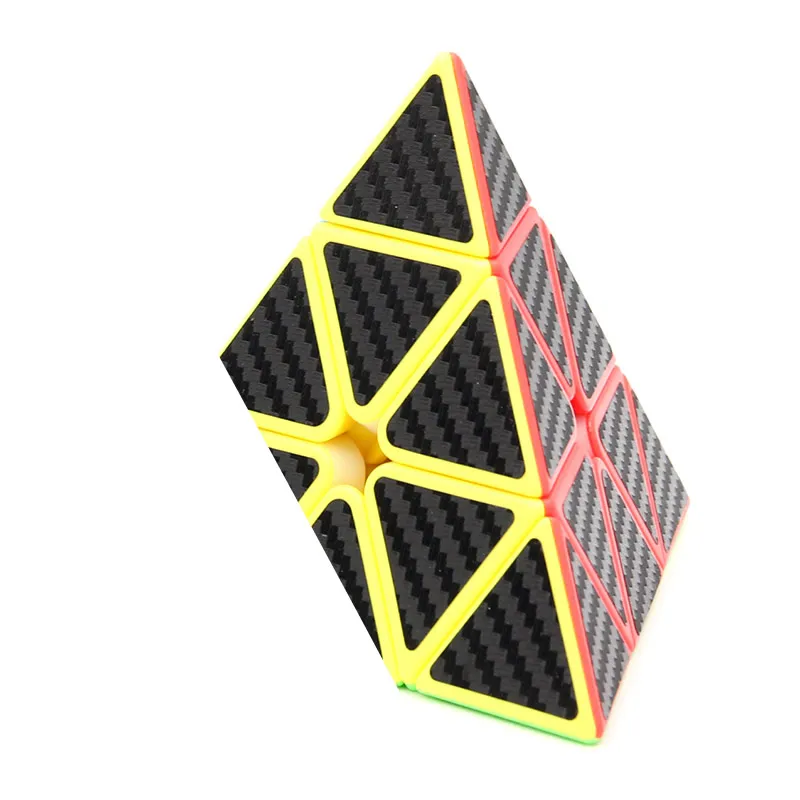 MoYu MeiLong Pyraminxeds, наклейка из углеродного волокна, магический куб, 3x3x3, пирамида Neo speed Cube, головоломка, антистресс, обучающие игрушки