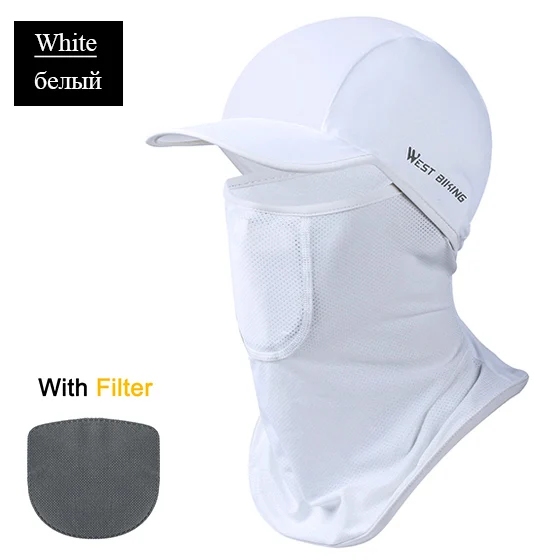 Gorra Deportiva WEST BIKING De Seda De Hielo - Protección UV Para Ciclismo, Senderismo Y Moto (Talla única)