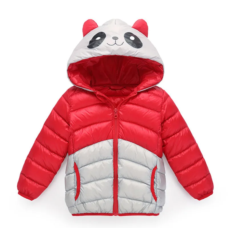 style 4 Новинка года; Детский пуховик в форме панды теплая зимняя куртка с рисунком для мальчиков и девочек - Цвет: style 4