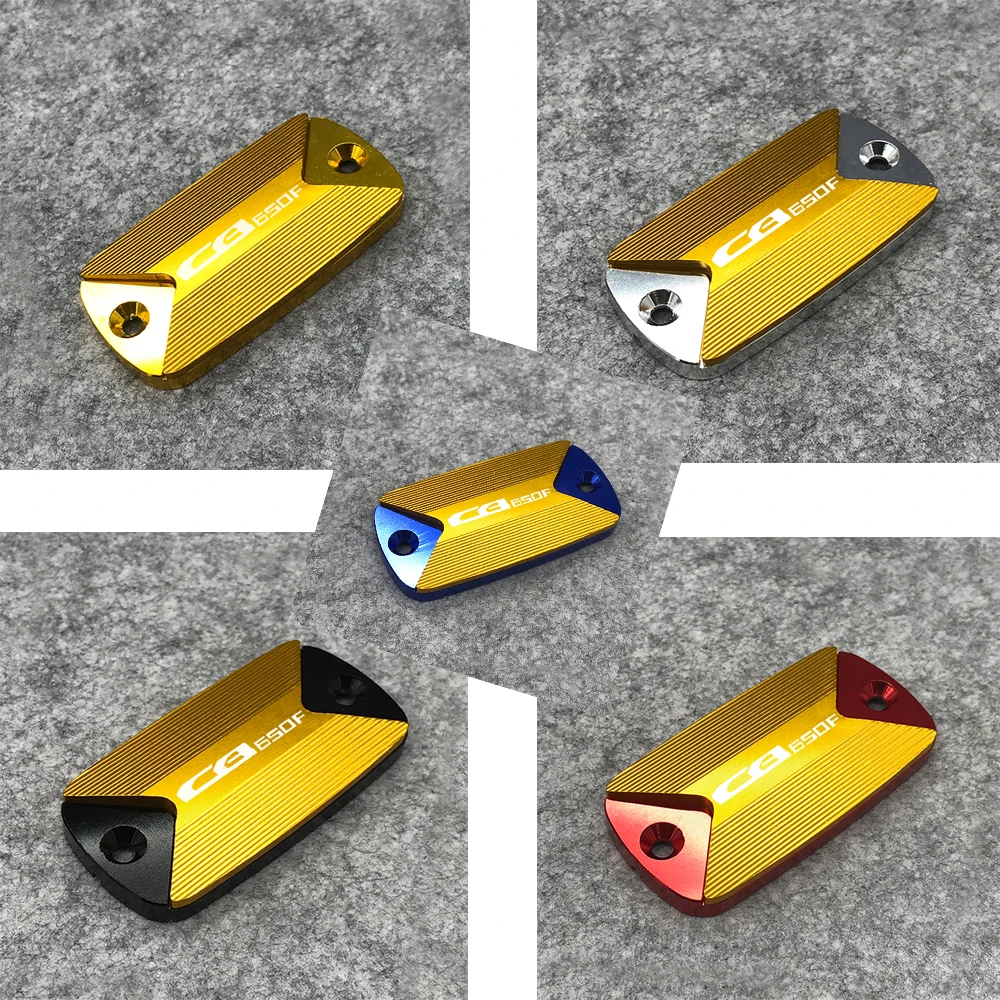 

Knight823 Motorcycle Brake Fluid Reservoir Cover Cap For Honda CB650F 2016 2017 with CNC CB650F Laser LOGO Knight Colorful