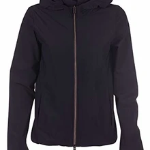 Rrd Giacca летняя флисовая Donna, Chiusura Zip, Cappuccio, Poliammide, Nero