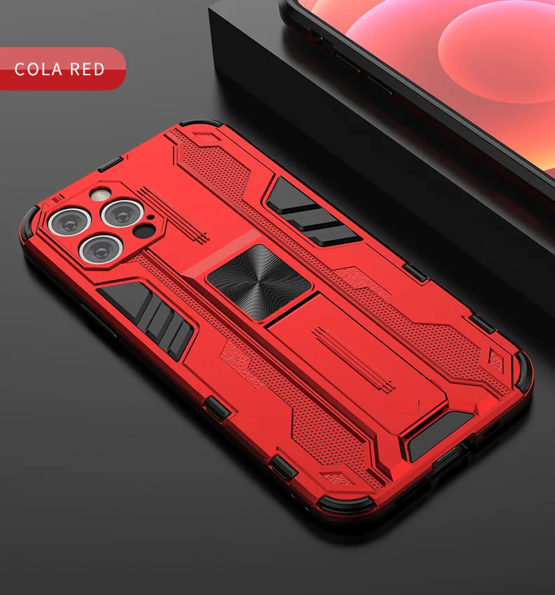 Armor Metal Magnetic Phone Case For Oppo Reno Find F19 X3 5Z 5G K9 4G Lite 5F 6 Pro Plus 5  Invisible Bracket Protector PC Cover