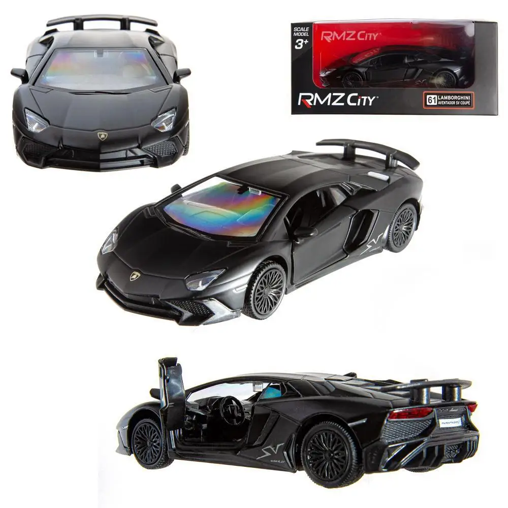 Machine metal RMZ city 1:32 Lamborghini Aventador LP 750-4 SuperVeloce ( color black matte) - AliExpress Toys & Hobbies