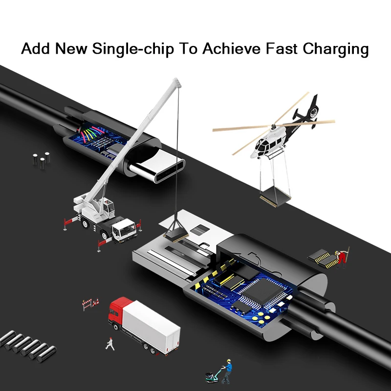 2а type-C кабель для быстрой зарядки для мобильного телефона USB C кабель передачи данных для телефонов Android USB3.1 0,25 M 1M 2M 3M