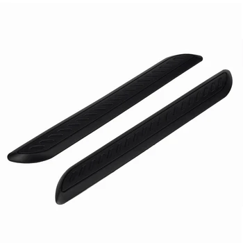 

2pcs Car Scratchproof Strips Black Bumper Corner Protector Replaces Durable Useful Part