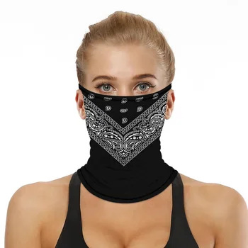 

2020 New Design Print Face Mask Bandanas for Dust, Outdoors, Festivals, Sports Bandana for Women Men Windproof Dustproof Scarf