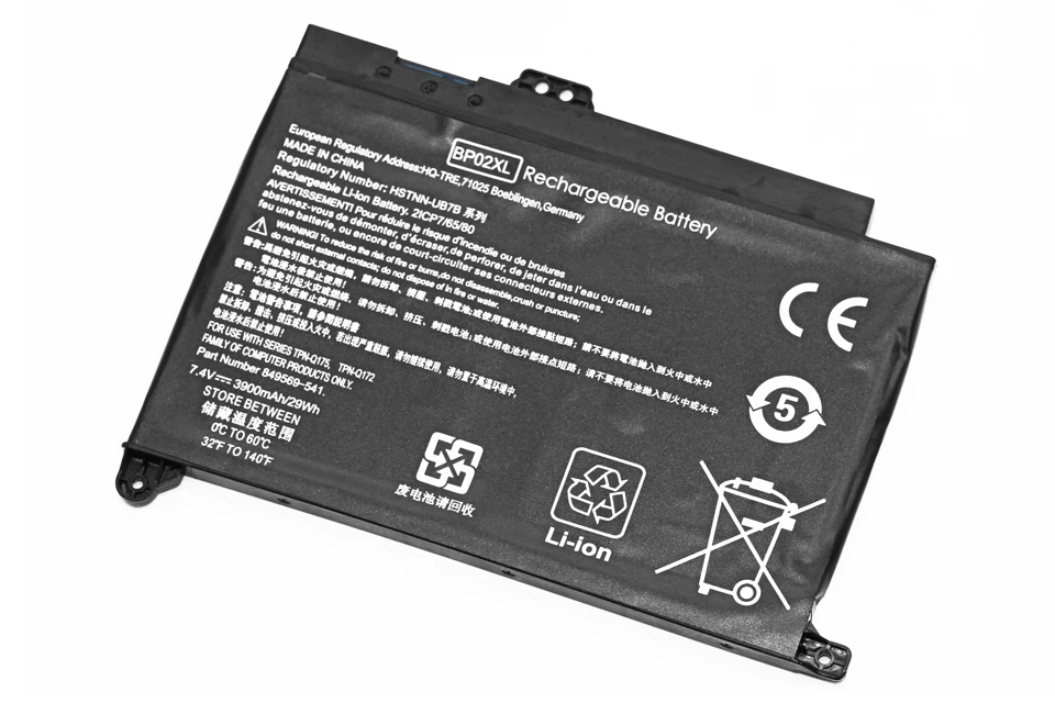 Apexway 3900 mAh 7,4 V Аккумулятор для ноутбука BP02XL для hp павильон ПК 15 15-AU 849909-850(F9-21) 849569-421 HSTNN-LB7H BP02041XL