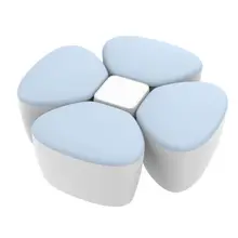 Детский дозатор для молочного порошка, детский портативный полипропиленовый чехол для хранения в форме цветка, герметичная кормушка