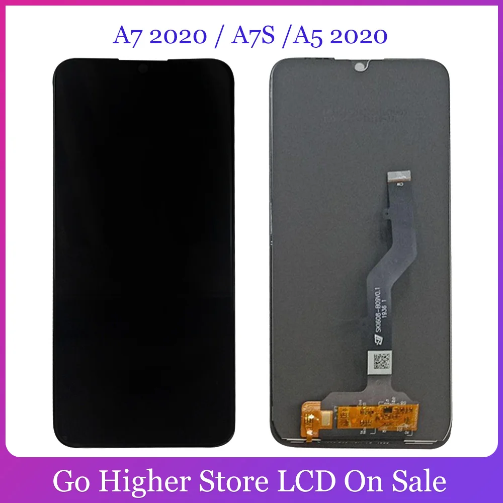 Для ZTE Blade A7 2020 Lcd A7S / A5 ЖК дисплей сенсорный экран дигитайзер стеклянная панель в