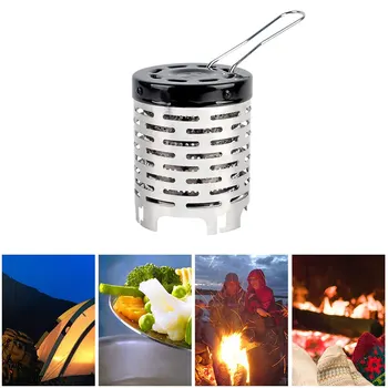

Outdoor Mini Heating Hood Stove Tent Heater Equipment Camping Portable Autumn And Winter Stainless Steel Heating Heating Hood