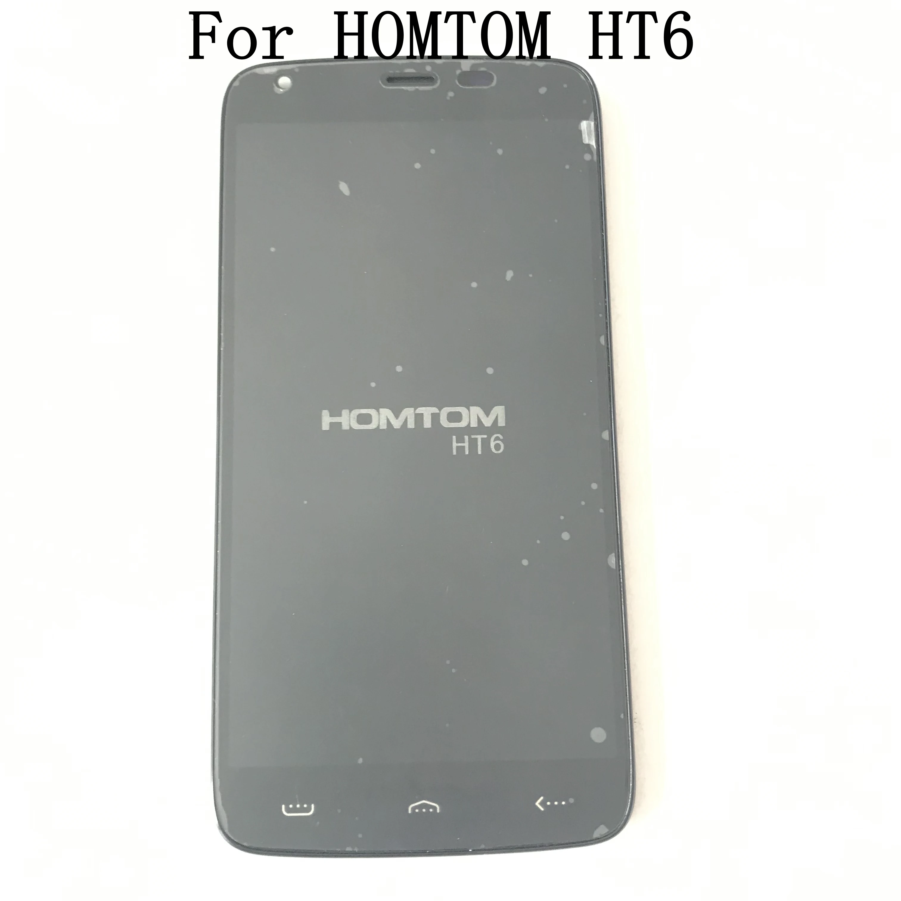 

HOMTOM HT6 Used LCD Display +Digitizer Touch Screen+ Frame For HOMTOM HT6 Repair Fixing Part Replacement