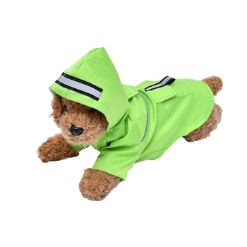 

Small Dog Reflective Hoodie Cat Raincoat, Waterproof Dog Jacket, Soft Breathable Mesh Dog Clothes