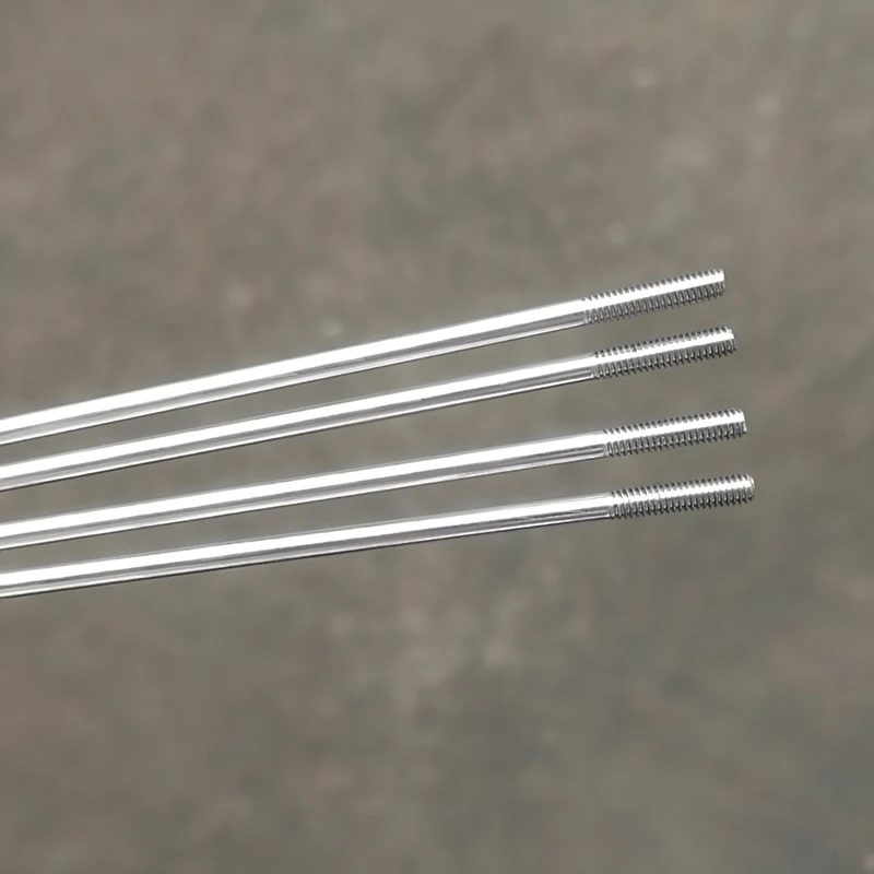 13G Diameter 2.3mm Mountain Bike Spokes 304 Stainless Steel Material Electric Bike Spokes 13K Sliver Color J-bend E-bike