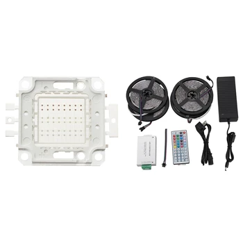 

High Power 50W LED Chip RGB Bulb Light Lamp Spotlight DIY & 20M Strip Lights 600 Led RGB 5050 SMD